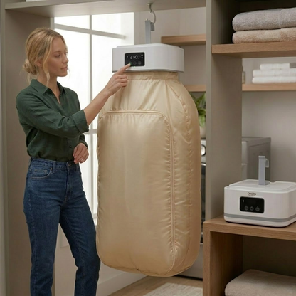 Secadora Portátil de Ropa 600W con UV y Control Inteligente