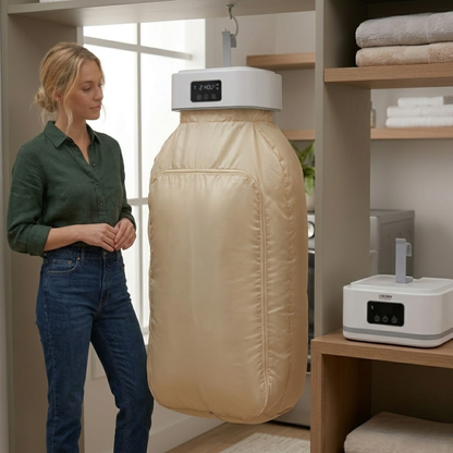 Secadora Portátil de Ropa 600W con UV y Control Inteligente