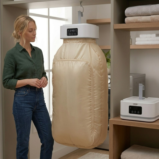 Secadora Portátil de Ropa 600W con UV y Control Inteligente